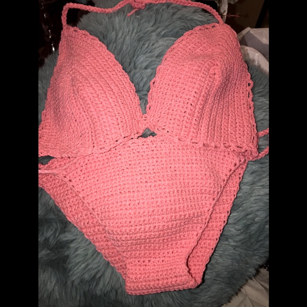 Crochet Two-Piece Bikini Set